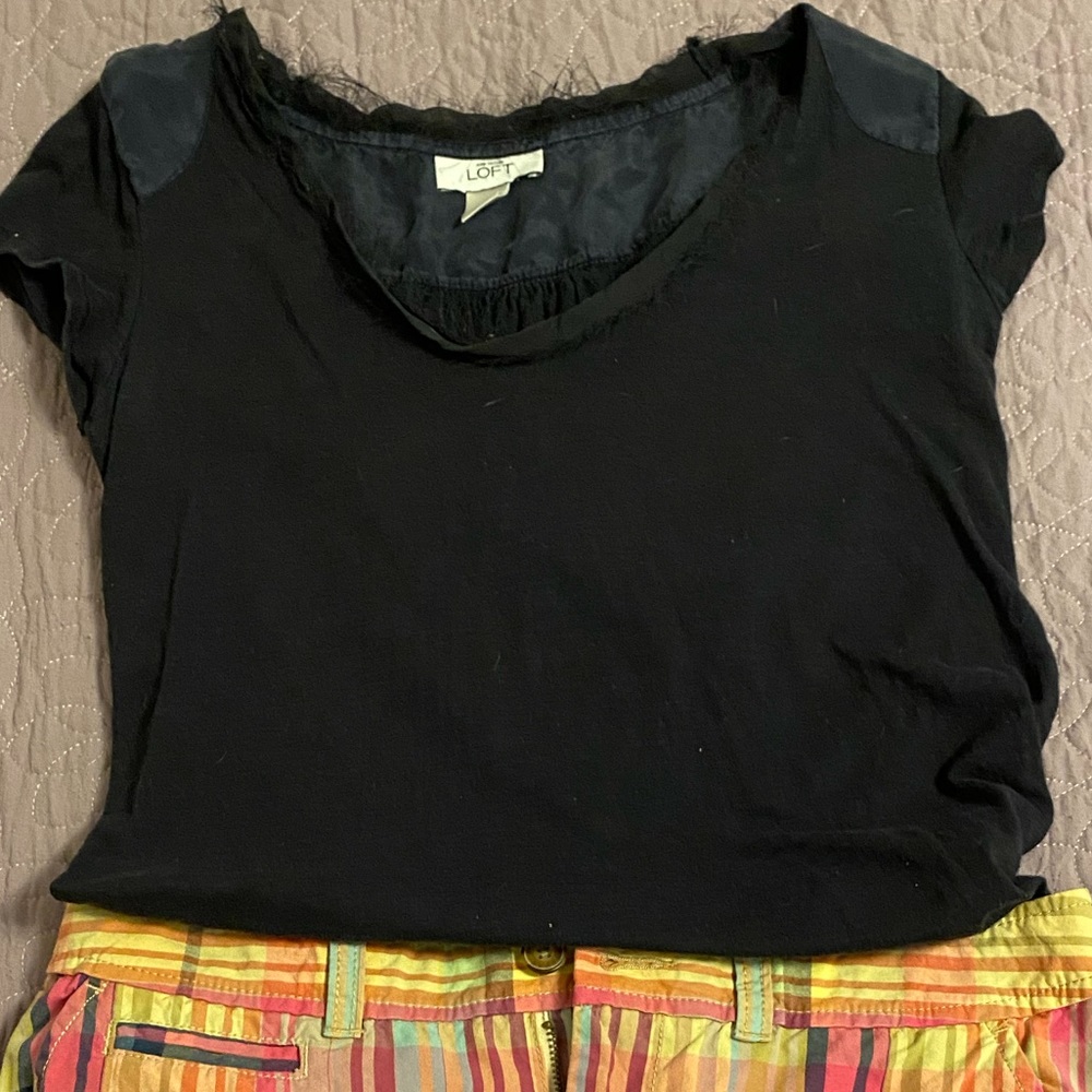 LOFT Navy Tshirt